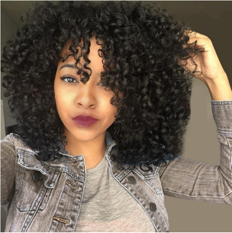hairafricaladylargefluffywigssmallcurly爆炸头日常整顶假发