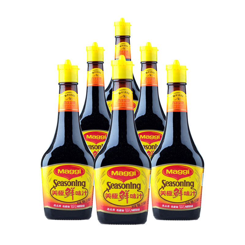 雀巢美极鲜味汁200ml*6瓶生抽酱油炒菜