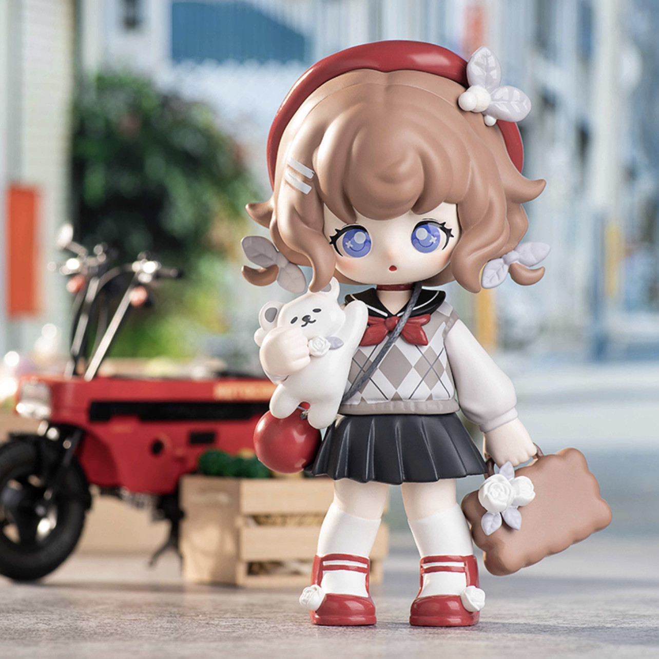 新品simontoys糖娜校园穿搭系列jk潮玩盲盒手办潮玩盲盒