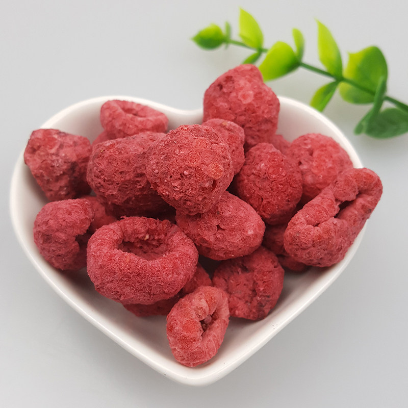 冻干树莓粒脆整颗无添加覆盆子粒蛋糕装饰烘焙散装无糖零食促销