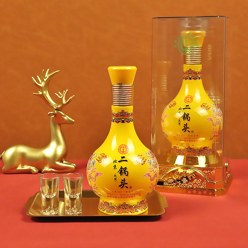 永丰牌龙恩北京二锅头56度纯粮食酒清香型白酒500ml*6整箱礼盒装
