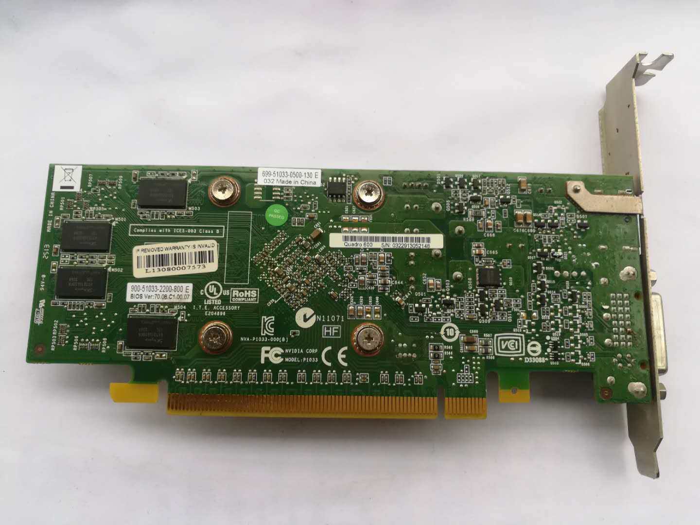 丽台quadro专业图形q600k6001g原装k6202g显卡