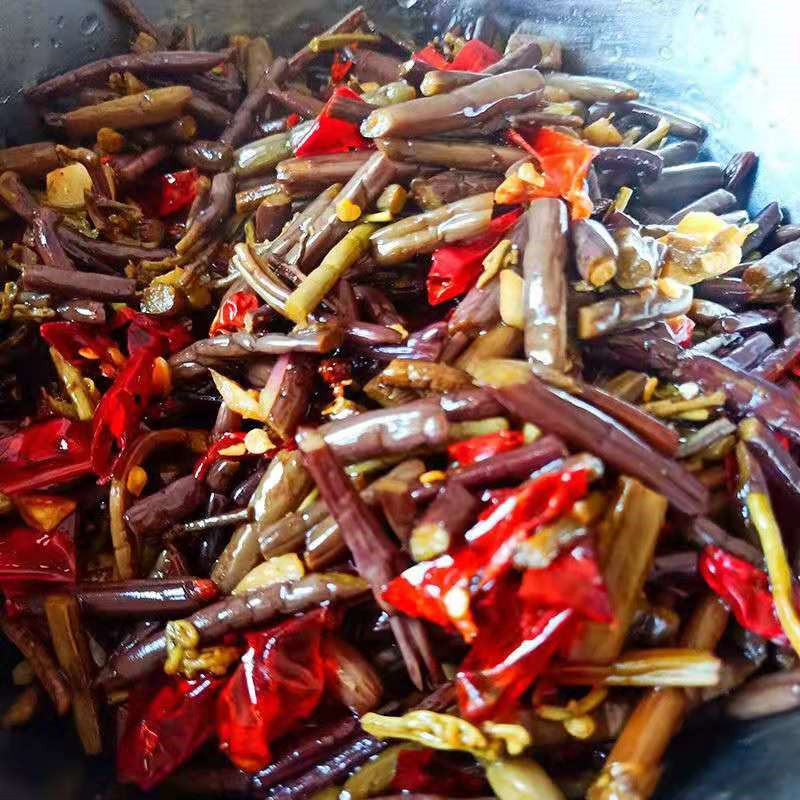 酸蕨菜贵州糊米坛子腌制黎特产新鲜腌制野生酸龙爪菜拳头菜一斤装