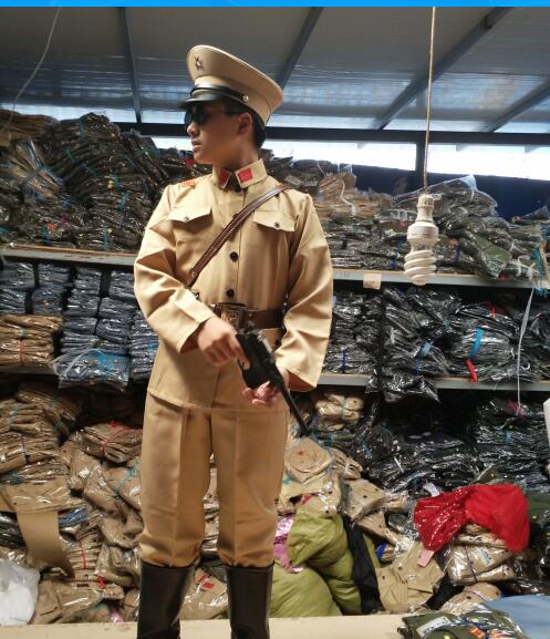 演出民国军装军官服 美式国民党男女特务服 演出服迷彩服国民服装