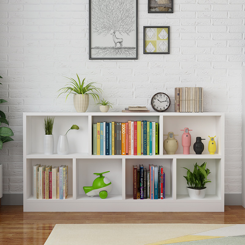 实木生态板书书架落地简约儿童儿童书书柜置物架书架