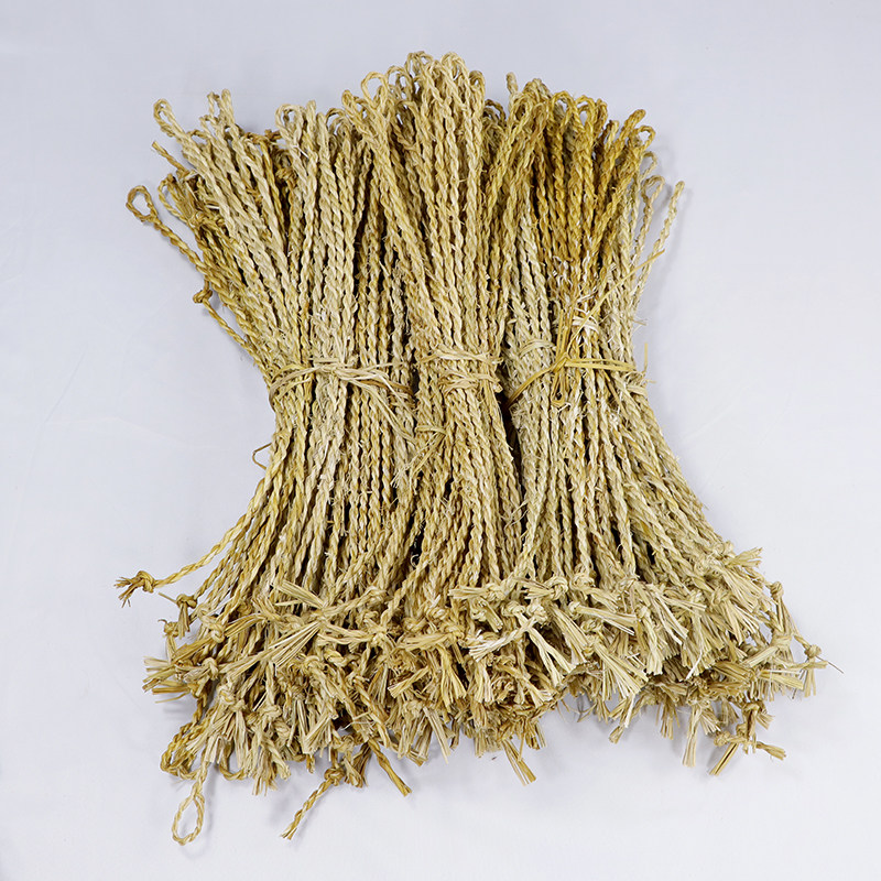 手工编制糯稻稻草芯挂绳绑绳熏腊肉火腿吊绳绳子