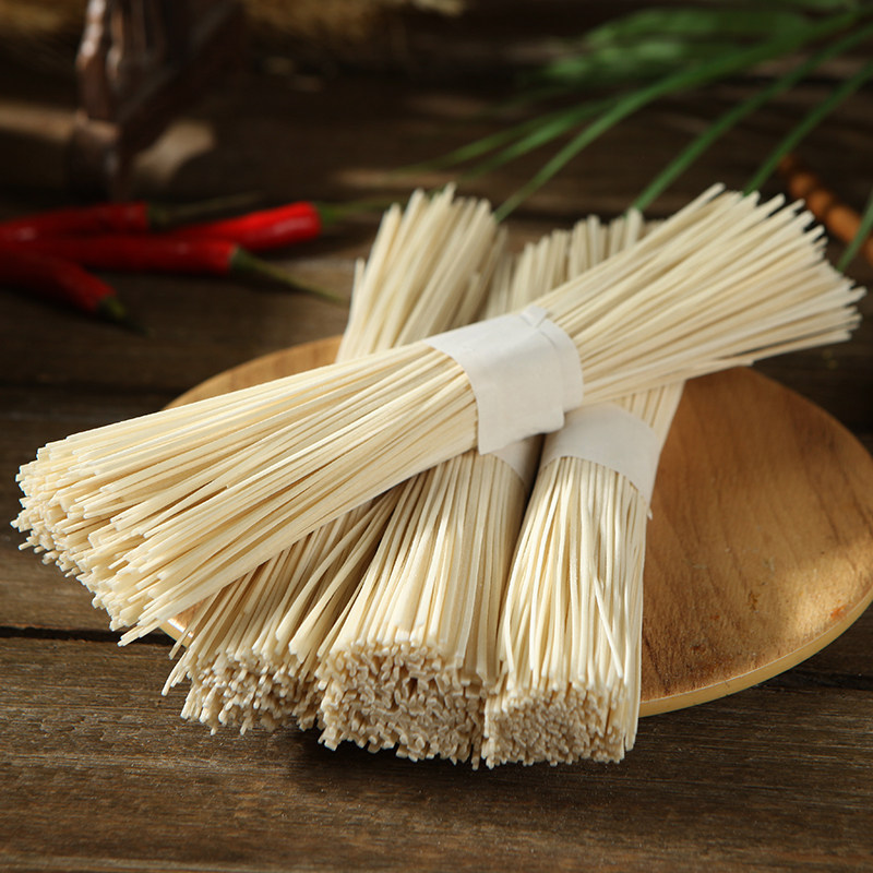 中孔富硒宫面龙须面超细河北藁城挂面空心心纯面条