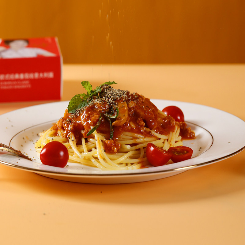 点儿童意速食早餐意大利肉酱番茄拌面宝宝宝宝家意大利面