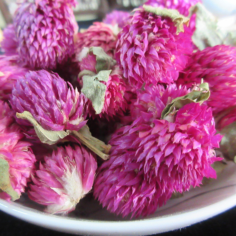 千日红干花特级散装花茶火球泡茶泡水代用花草代用