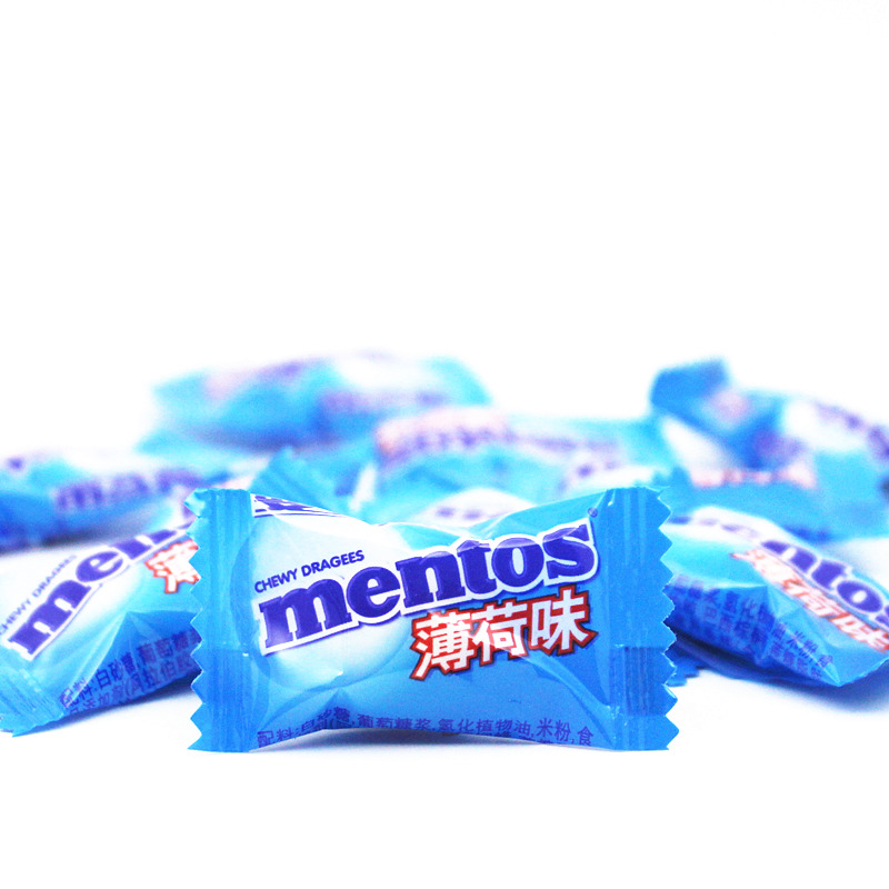 曼妥思薄荷糖清凉糖果火锅店酒店银行招待用糖批发