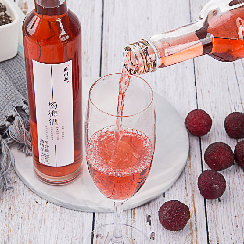 苏州桥杨梅酒300ml玻璃瓶装