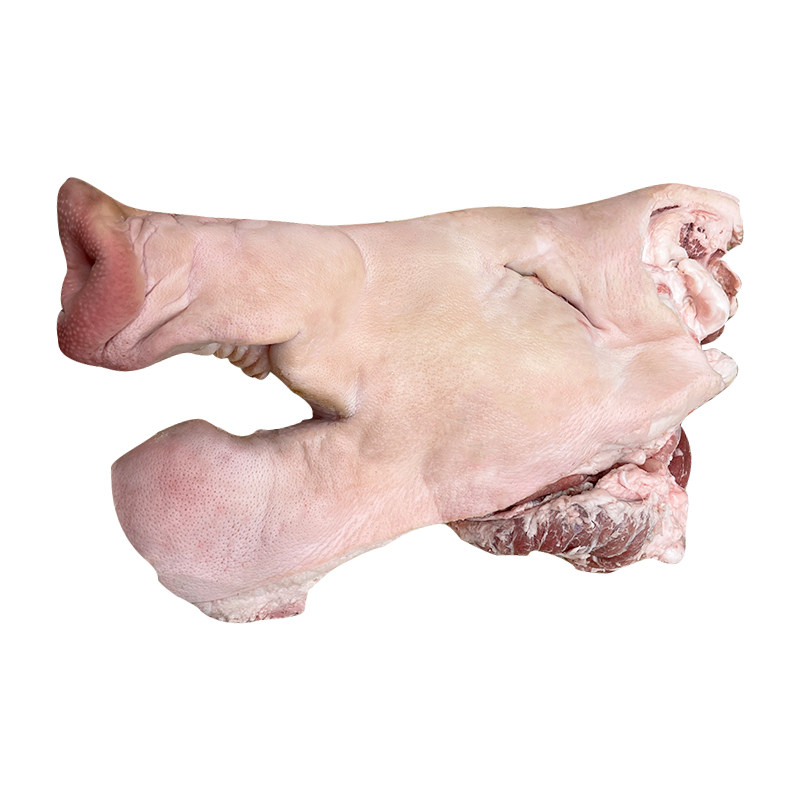 猪头生猪猪脸新鲜无骨去骨生国产净重20斤每箱生猪肉