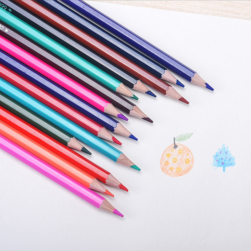 48色晨光awp36808彩色铅笔美术绘画彩铅手绘涂鸦彩笔 学生涂色笔