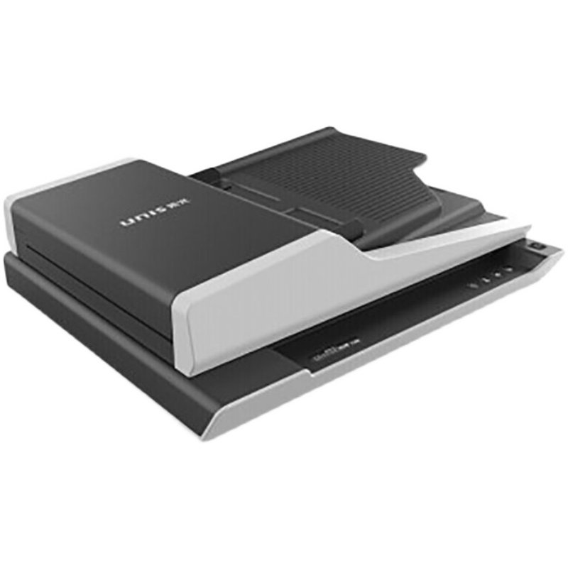 nuis紫光f35d扫描仪a4彩色平板adf自动双面扫描仪