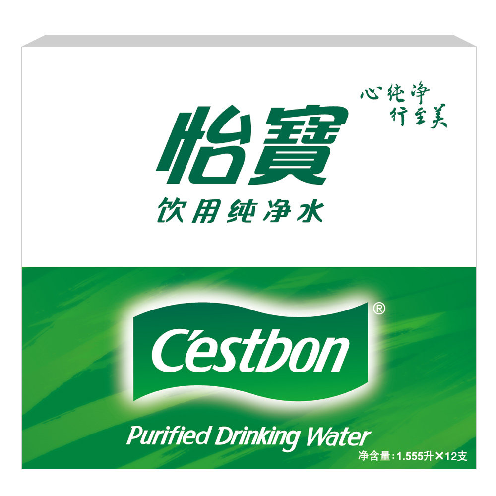 怡宝饮用纯净水1555l12瓶天然矿泉水大瓶泡茶茶水饮用水