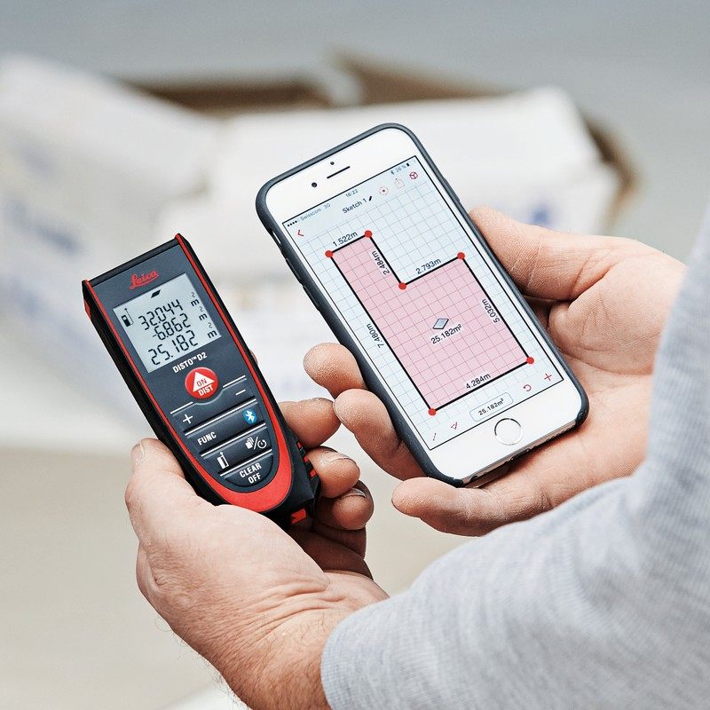 徕卡测距仪d2激光红外线leica测量量尺蓝牙100米测距仪