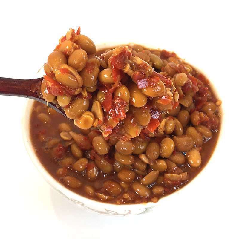 贵州特产水豆豉豆农家小吃辣椒豆豉四川风味豆瓣酱
