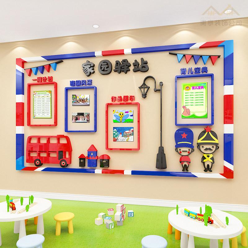 幼儿园家园共育栏班级风采作品展示公告栏墙贴教室环创文化墙布置