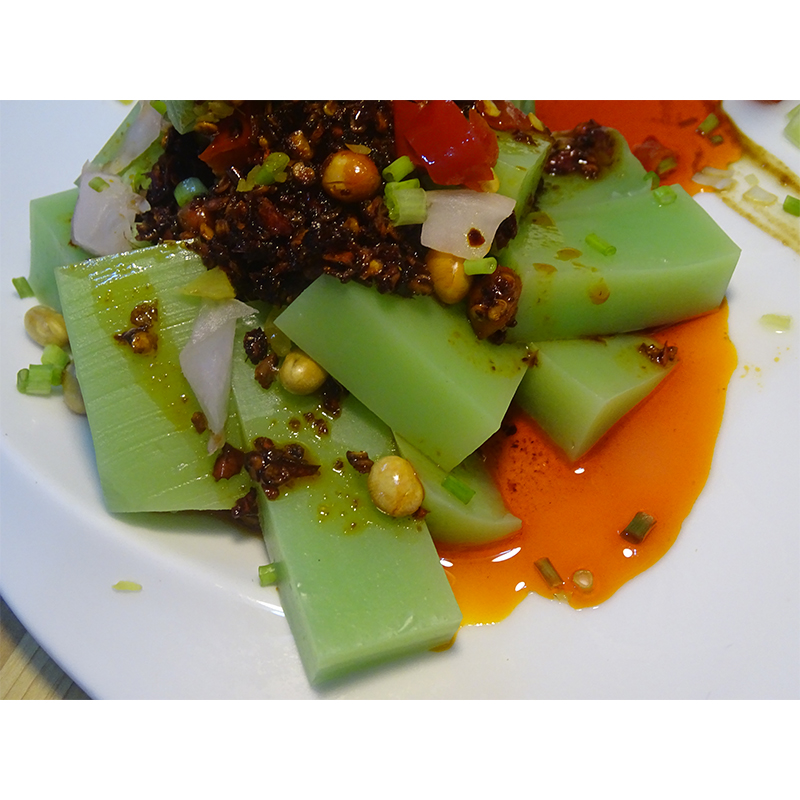 包邮 贵州特产特色贵阳青岩米豆腐1500g蔬菜汁新鲜绿色米豆腐