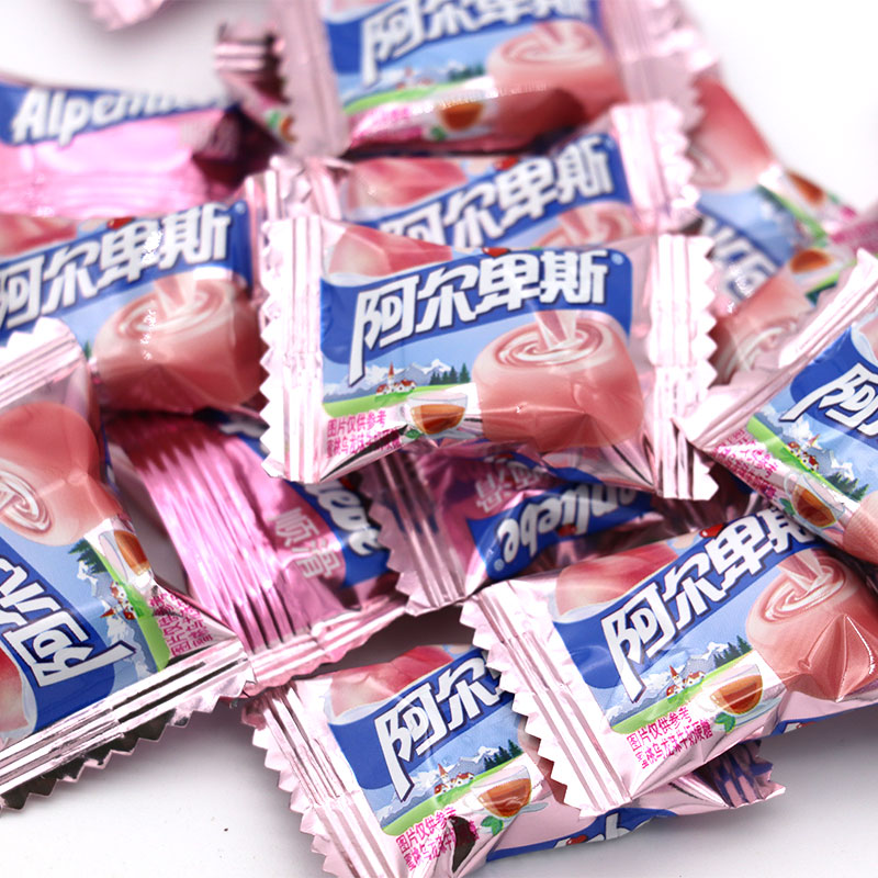 阿尔卑斯硬糖休闲接待喜糖500g散装糖果西瓜口味糖果