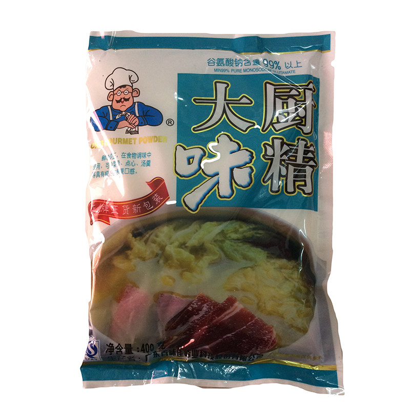 味精大厨百味味粉细粒酒店专用速溶400g鸡精