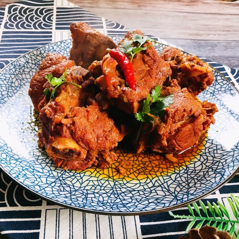 芃大食品 新鲜猪大梁骨猪脊骨1000g鲁西土猪生鲜猪脊柱带肉大梁骨