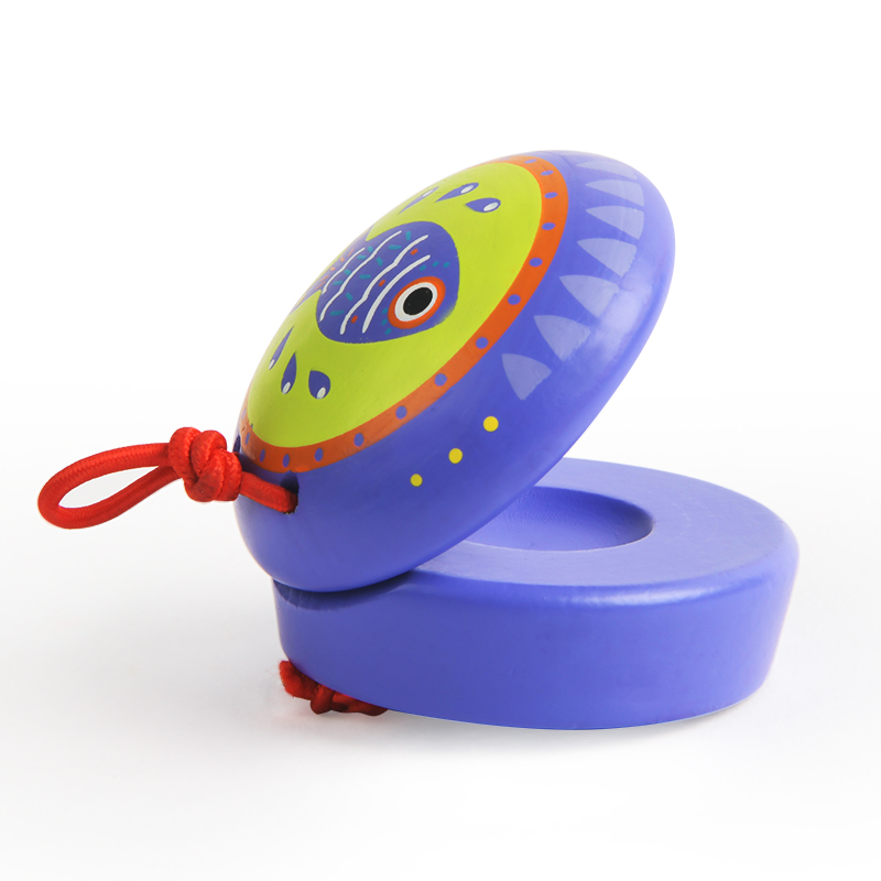 mideer弥鹿儿童小鱼木质响板打击乐器宝宝幼儿音乐启蒙早教玩具