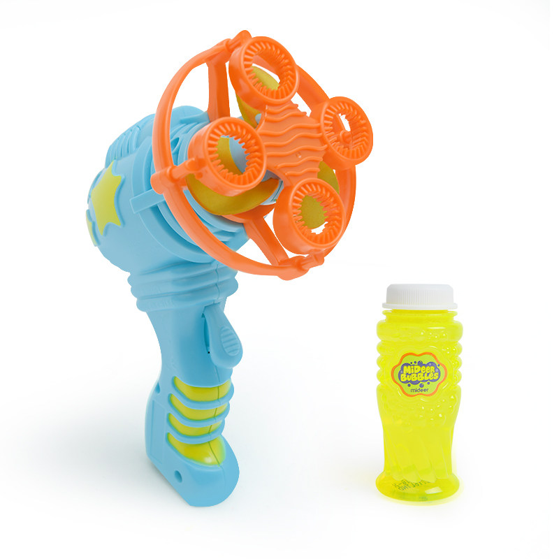 静音无音乐五孔泡泡枪防漏全自动电动泡泡机吹泡泡玩具少女心婚礼