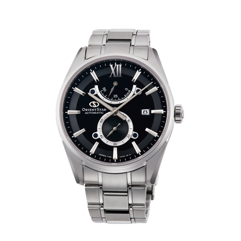 orientstar东方星自动自动机机械手表rehk0002l00b商务蓝宝石日韩腕表