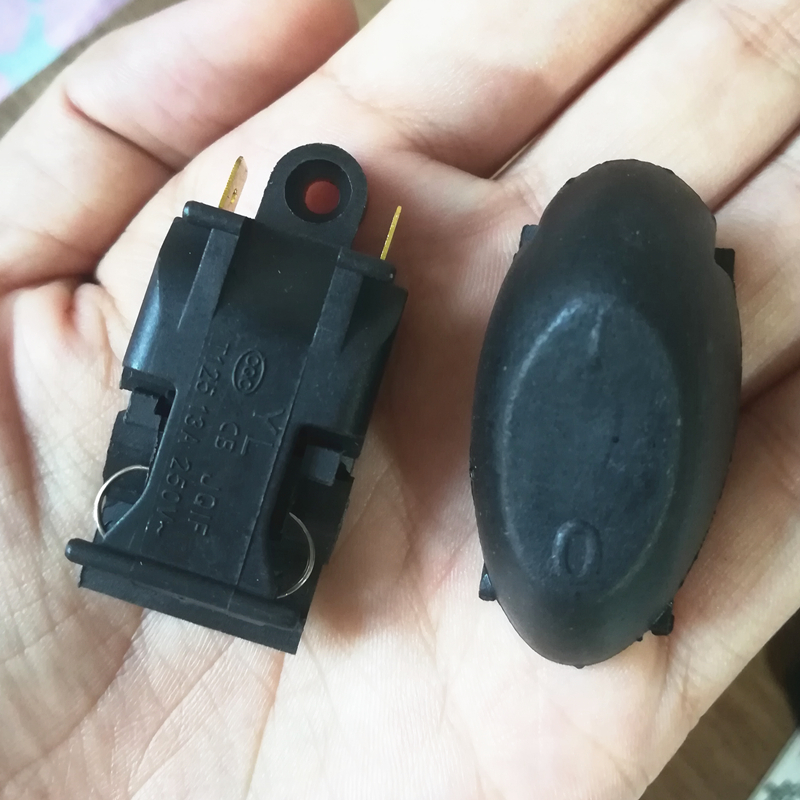 快速电热水壶配件手柄开关摁扭蒸汽开关温控器电水壶自动断电 16a