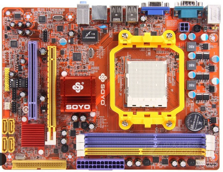 a78lm3soyo梅捷主板sy机amd640四核游戏双显938针am3台式