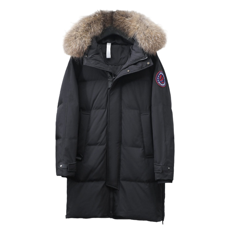 t6635加厚风雨防风暖男寒保抗寒鹅绒冬季雪山羽绒服