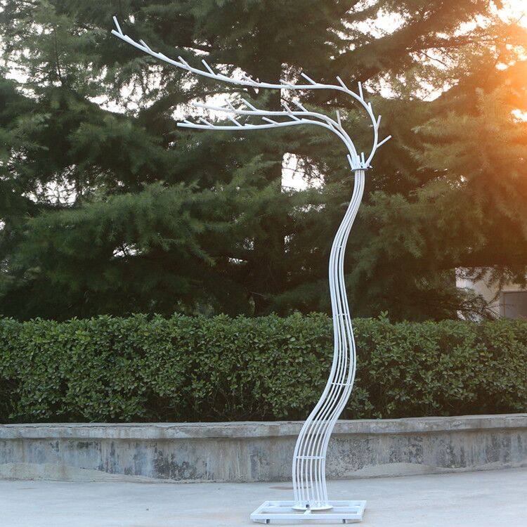 婚庆道具新款2018樱花树铁艺路引婚庆装饰场景布置婚礼舞台t台-mc母婴