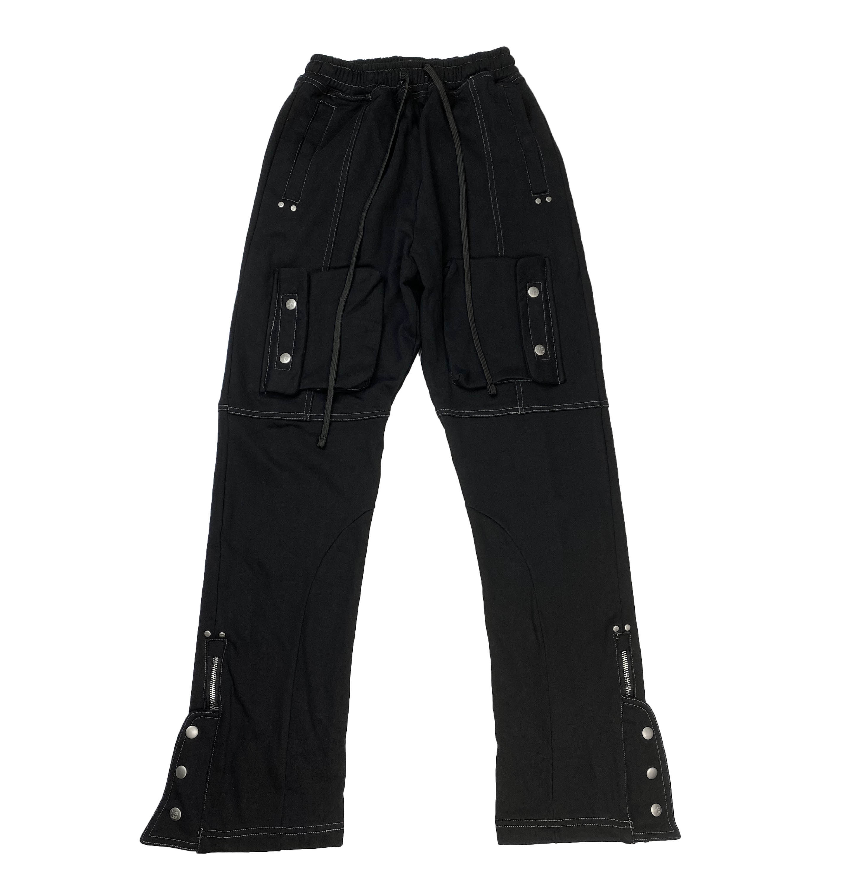 fararchive侧边拉链纽扣小众机能口袋高街工装长裤travisscott