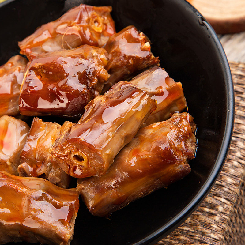 黑鸭坊鸭脖网红麻辣休闲卤味食品真空装零食小吃160g鸭脖开袋即食