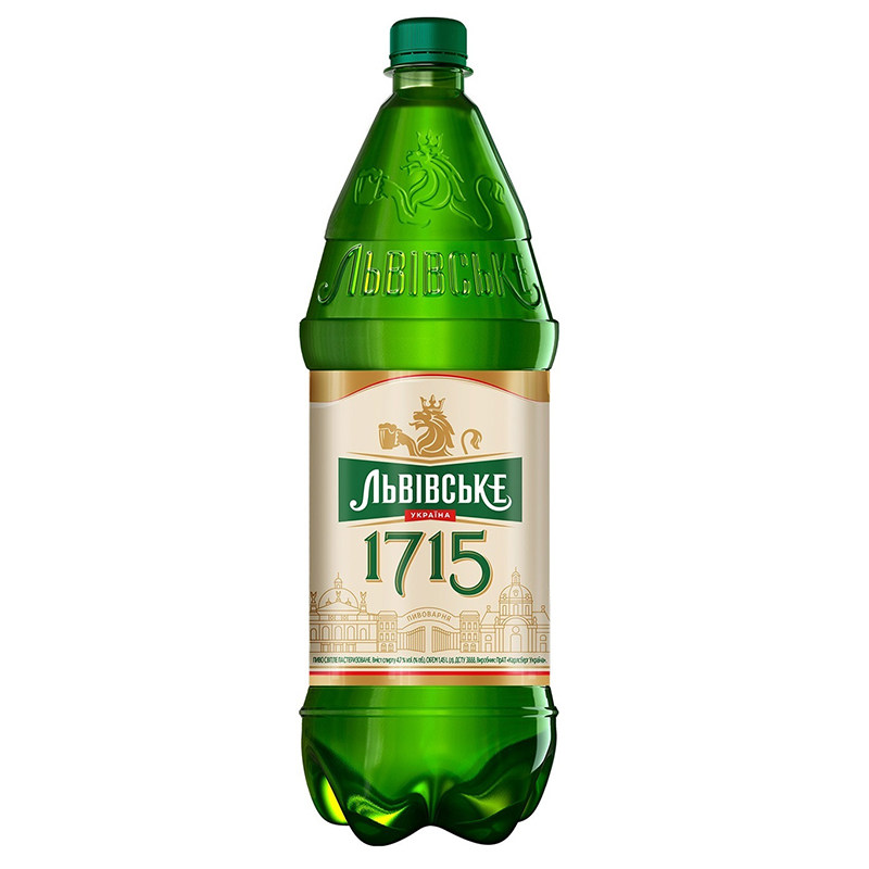 啤酒俄罗斯原装进口乌克兰1715嘉士伯浓麦芽精酿黄啤酒啤酒