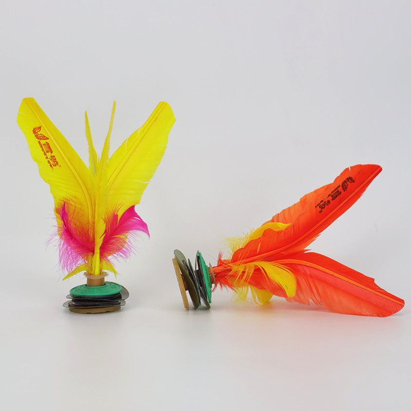 毽子好朋友加强版雪健身比赛毽球成人儿童学生毽子