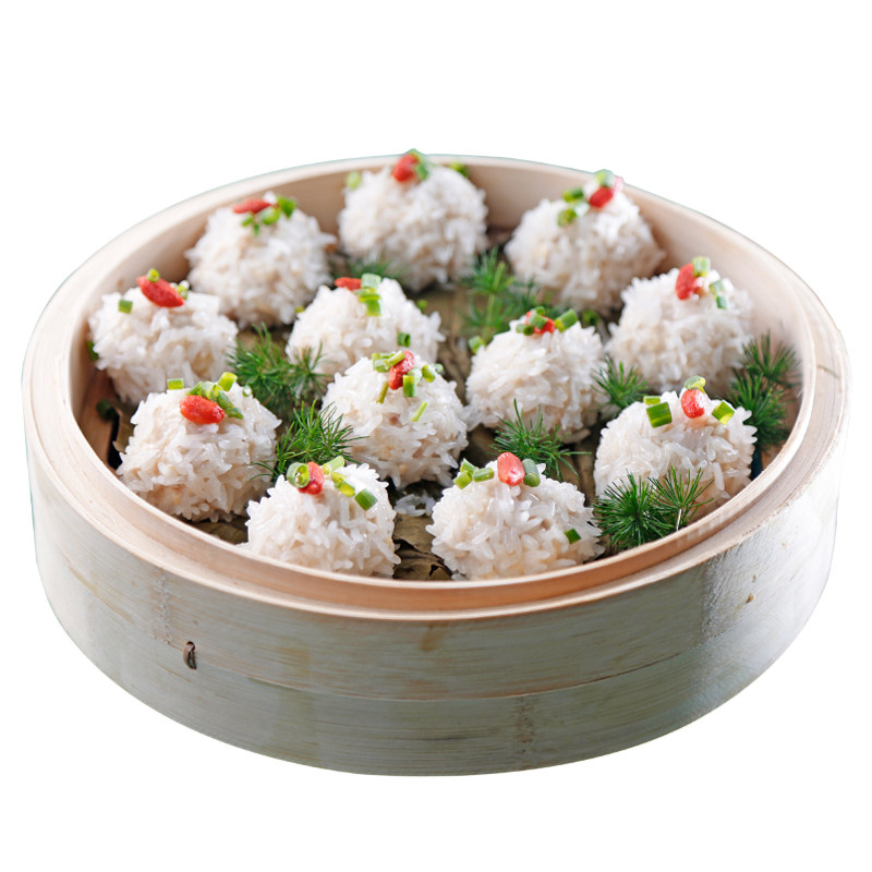 珍珠藕丸12个糯米糯米猪猪肉丸子冷冻半成品酒店肉丸