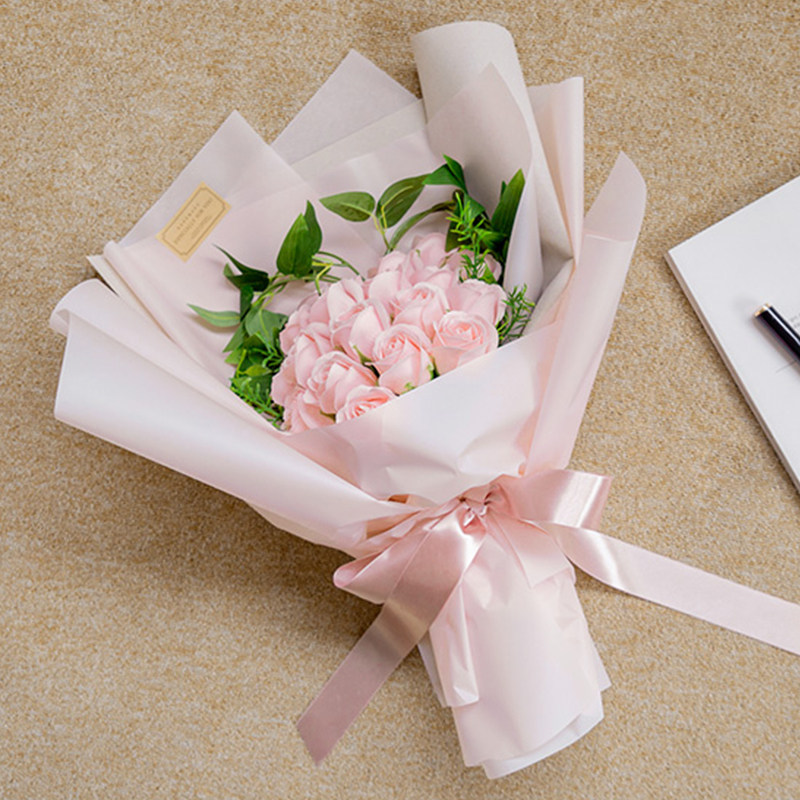 面纸卷装韩素防水蜜糖糖纸花束花店包花材料花艺包装纸