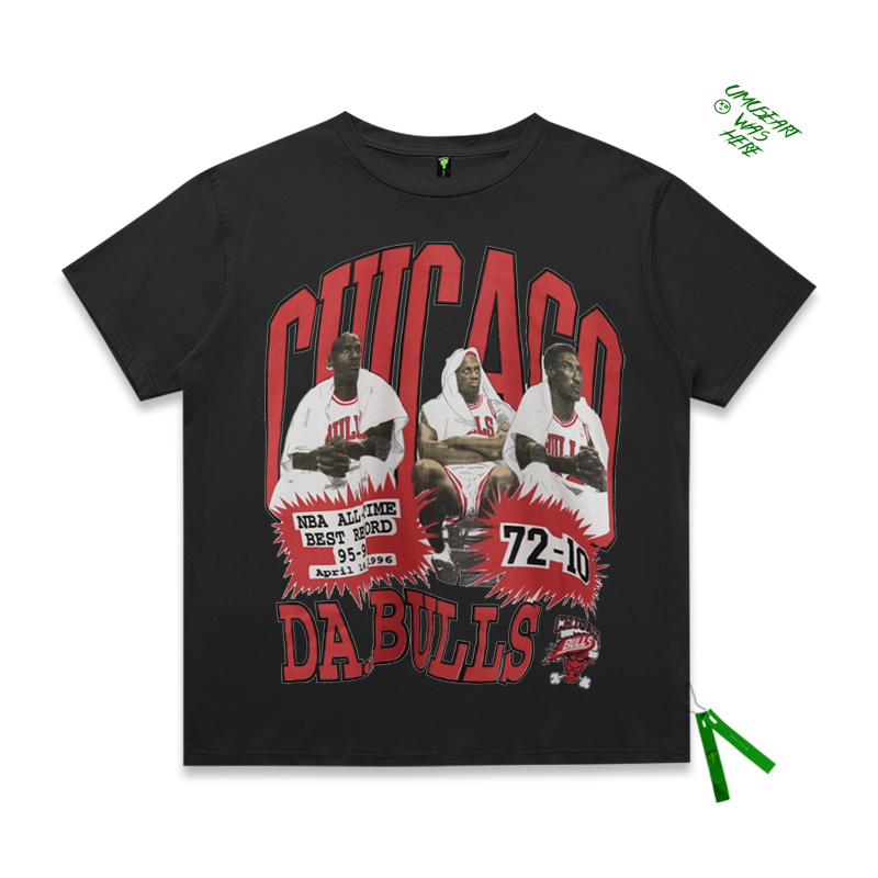 oldschool风短袖ins夏季新款嘻哈歌手人像印花T恤男慵懒风上衣服