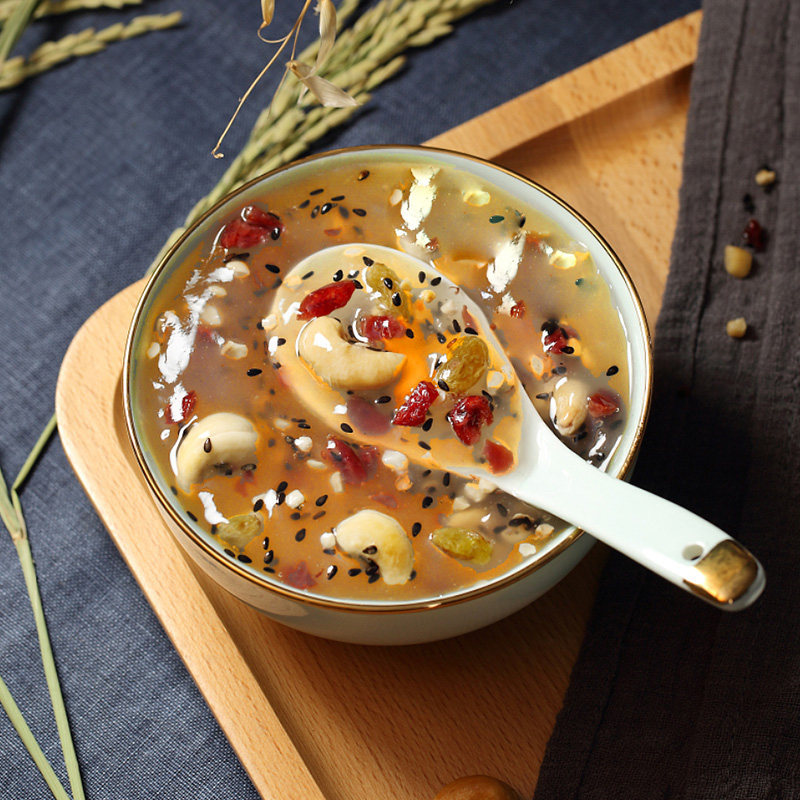 藕粉西湖杭州特产搭配桂花坚果羹即冲饮代餐藕粉