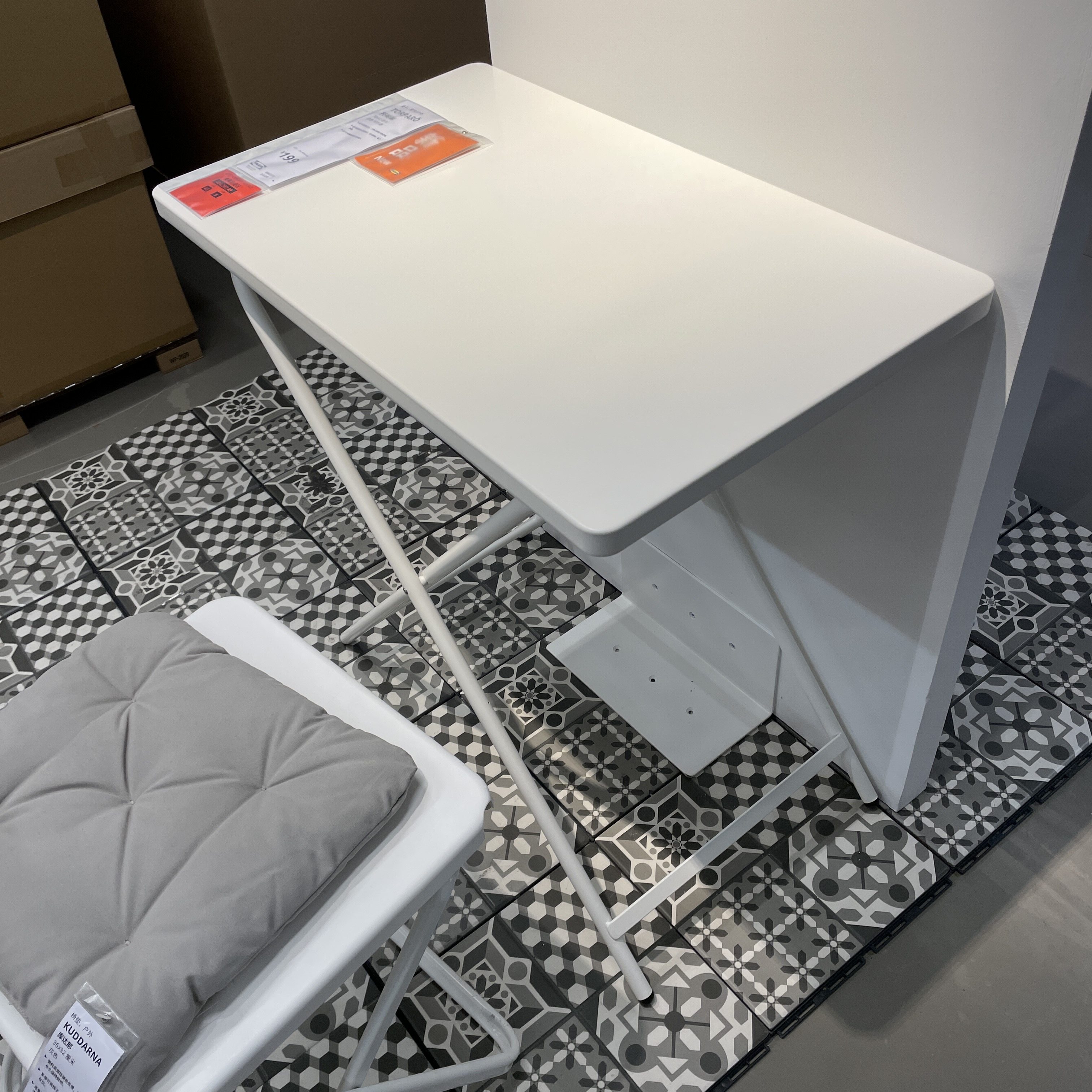 宜家ikea国内代购托帕户外金属折叠简约家用折叠桌