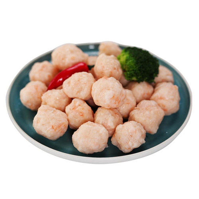 广东虾丸食材烧烤火锅手打虾球鲜虾3件手工虾类制品