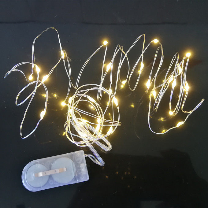 diy手工材料灯线灯条暖光灯带开关关灯电子装饰灯