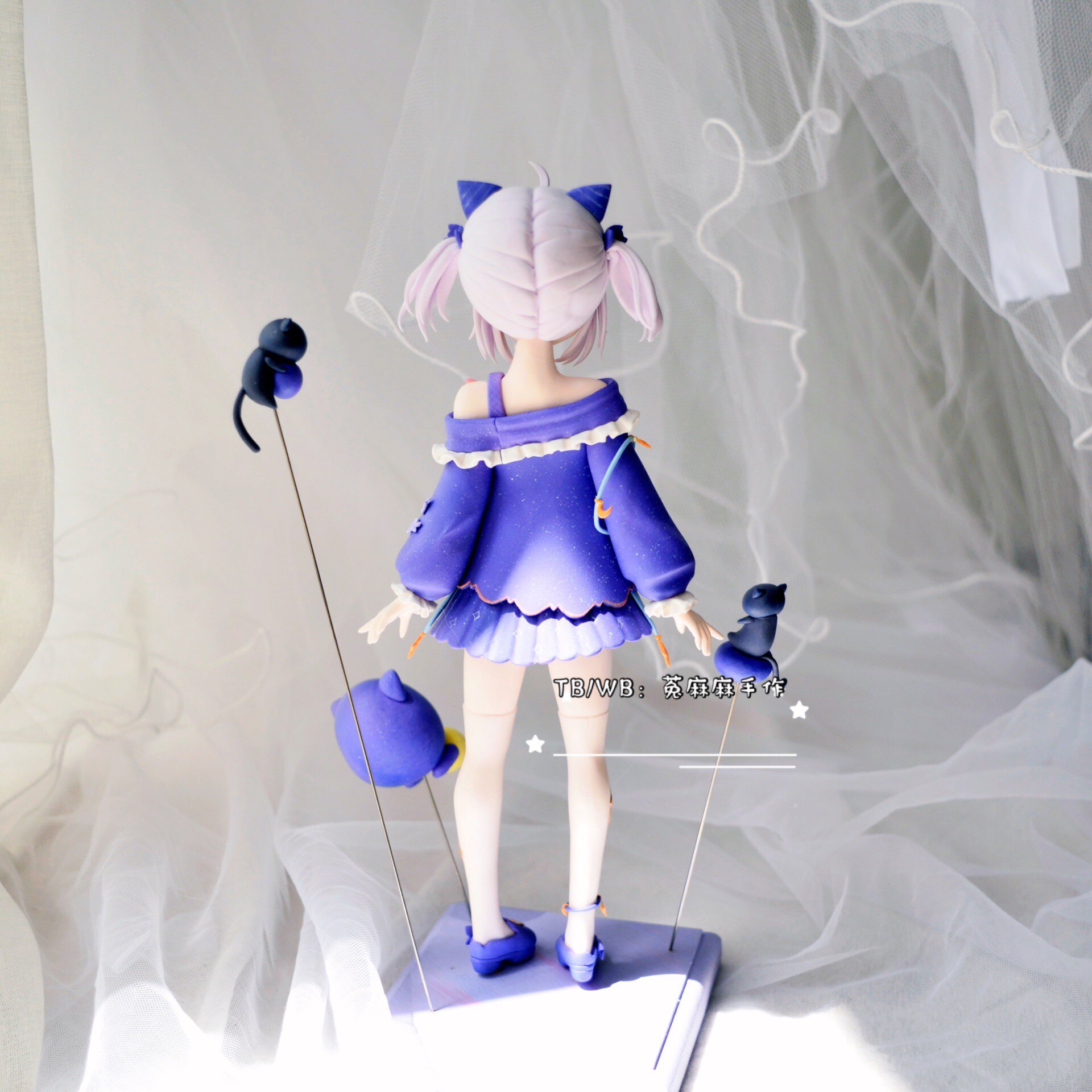 麻麻手作超轻粘自设来定制游戏动漫周边正比手办手办