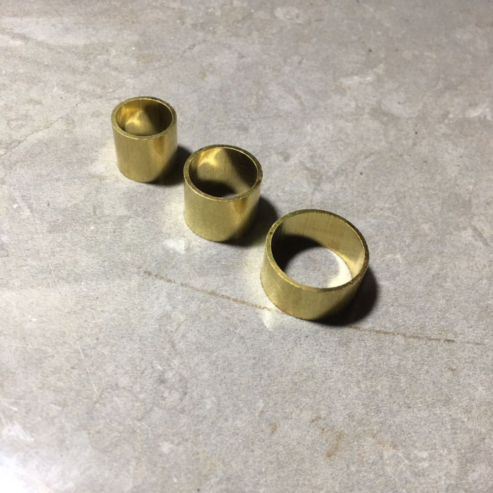 箍圈铜箍铲刀凿子黄铜纯铜管夹