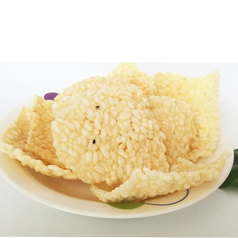 安徽特产油炸手工糯米蛋黄水晶锅巴王婚宴饭店酒店专用整箱免邮