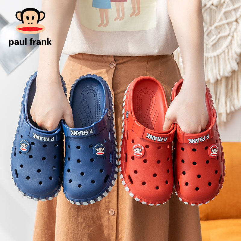 大嘴猴夏天凉拖洞洞鞋外沙滩拖鞋情侣浴室防滑居家凉拖