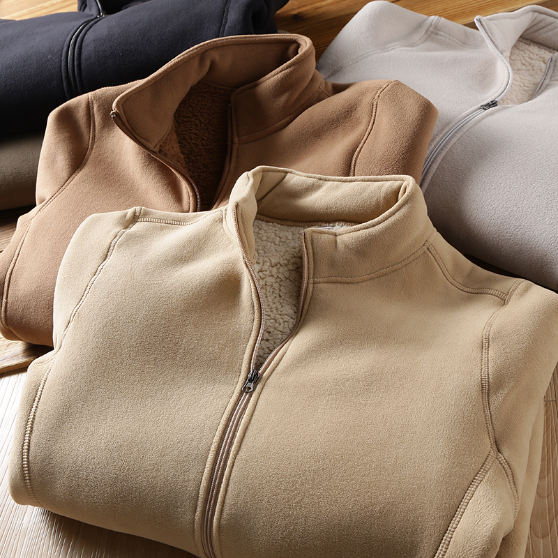 无法拒绝！岛国双层复合绒！秋冬男摇粒绒+防羊羔绒保暖夹克外套