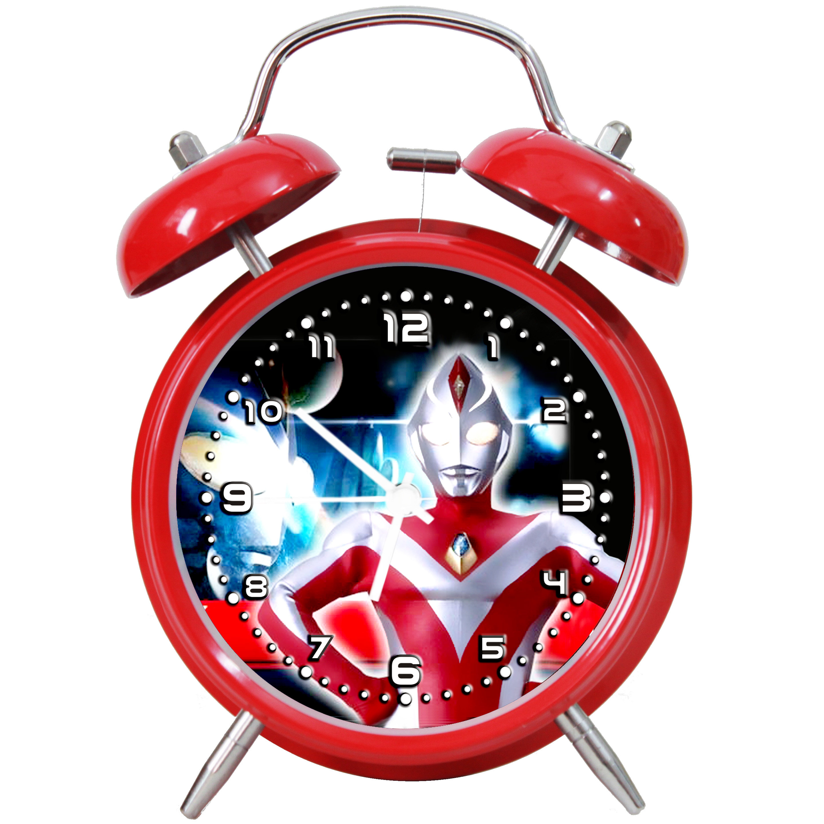 闹钟奥特曼男孩创意卡通儿童专用银河超人戴拿台钟